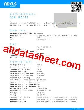 124211 Datasheet PDF - Adels-Contact