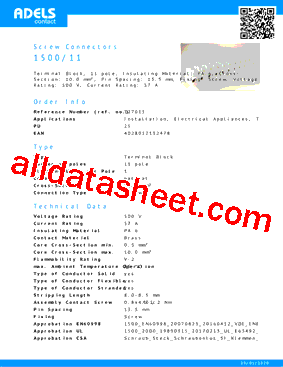 127011 Datasheet PDF - Adels-Contact