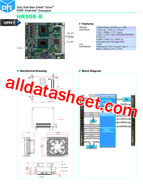 HR908-B Datasheet PDF - DFI Inc