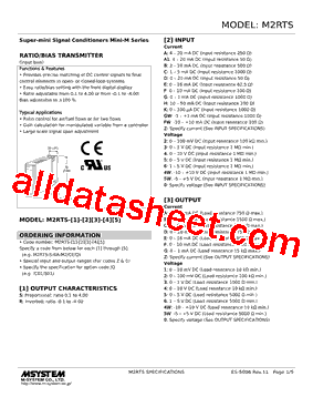 M2RTS-R-4E-R2/CE Datasheet PDF - M-System Co.,Ltd.