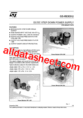 GS-R0.3512VIP Datasheet PDF - STMicroelectronics