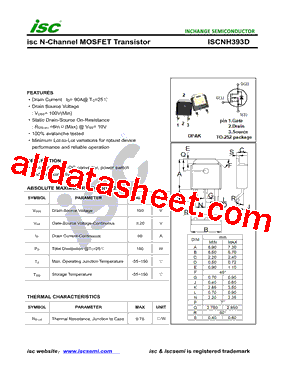 ISCNH393D Datasheet PDF - Inchange Semiconductor Company Limited