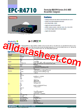 EPC-R4710 Datasheet PDF - Advantech Co., Ltd.
