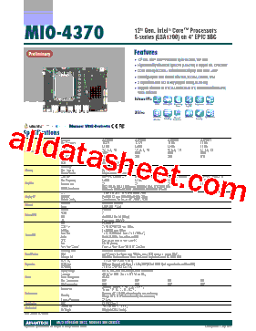 EPC-R3220 Datasheet PDF - Advantech Co., Ltd.