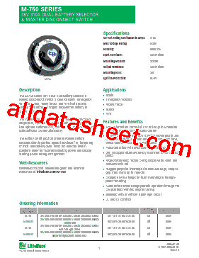 M-754 Datasheet PDF - Littelfuse