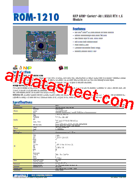 ROM-1210 Datasheet PDF - Advantech Co., Ltd.