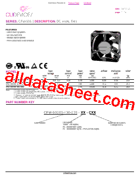 CFM-50S Datasheet PDF - CUI Devices
