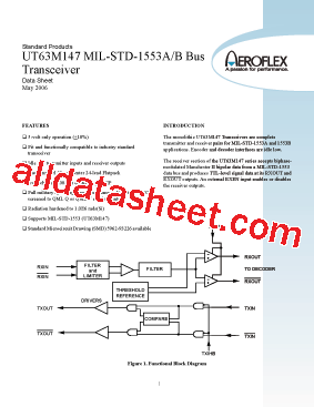 UT63M-147CCA Datasheet PDF - Aeroflex Circuit Technology
