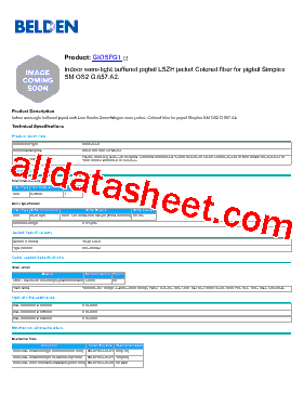 GIOSFG1 Datasheet PDF - Belden Inc.