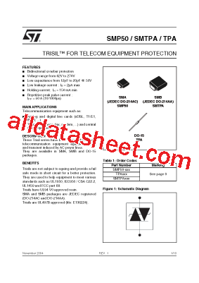 TPA200 Datasheet PDF - STMicroelectronics