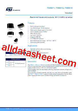 TSB511 Datasheet PDF - STMicroelectronics