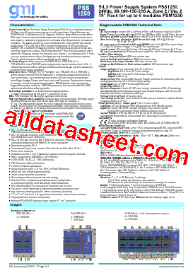 PSS1250 Datasheet PDF - G.M. International