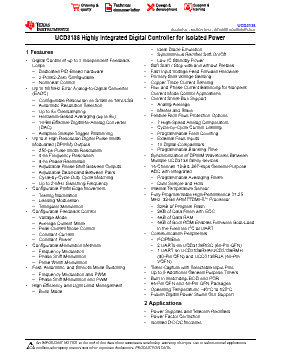 UCD3138RMHT.A Datasheet PDF - Texas Instruments