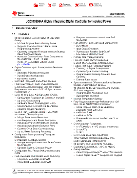 UCD3138064A Datasheet PDF - Texas Instruments