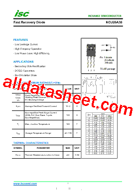 KCU20A30 Datasheet PDF - Inchange Semiconductor Company Limited