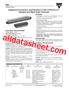 EB412R6 Datasheet PDF - Vishay Siliconix