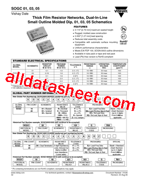 SOGC160010R0G Datasheet PDF - Vishay Siliconix