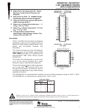 SN54ABT5401 Datasheet PDF - Texas Instruments