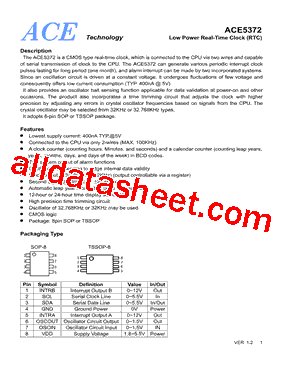ACE5372FM+H Datasheet PDF - ACE Technology Co., LTD.