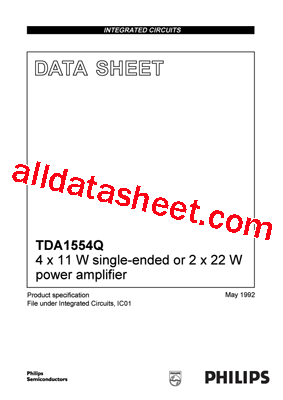 TDA1554Q Datasheet PDF - NXP Semiconductors