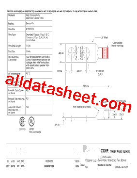 LCDX8-14A-L Datasheet PDF - PANDUIT CORP.