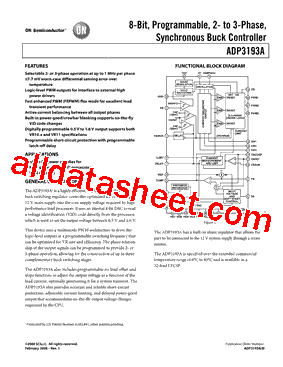 ADP3193A Datasheet PDF - ON Semiconductor