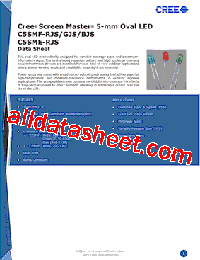 C5SMF-RJS-CV14QBB2 Datasheet PDF - Cree, Inc
