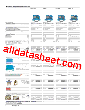 WNT4 Datasheet PDF - Weidmuller