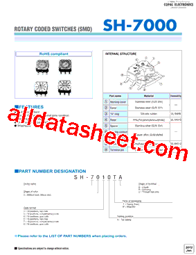 SH-7010TB Datasheet PDF - Cooper Bussmann, Inc.