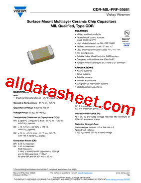 CDR32BP621BFURAJ Datasheet PDF - Vishay Siliconix