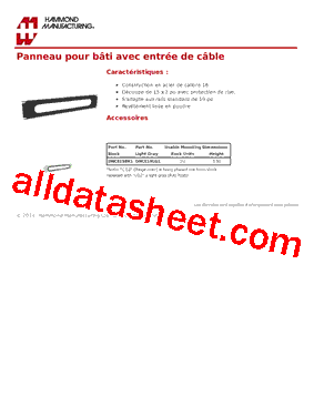 DNCE Datasheet PDF - Hammond Manufacturing Ltd.