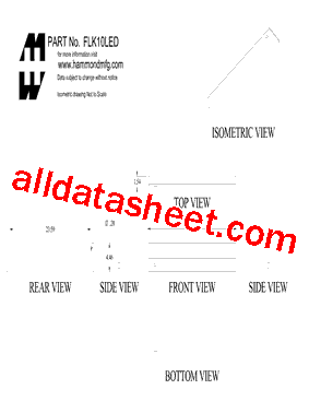FLK10LED Datasheet PDF - Hammond Manufacturing Ltd.