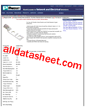 LCDX6-14A-L Datasheet PDF - PANDUIT CORP.