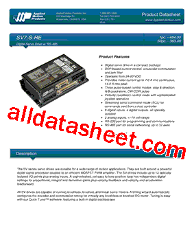 SV7-S-RE Datasheet PDF - List of Unclassifed Manufacturers