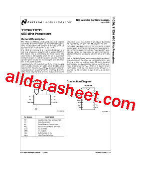 11C90DC Datasheet PDF - National Semiconductor (TI)