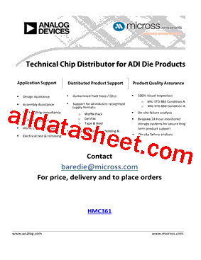 HMC361 Datasheet PDF - Micross Components