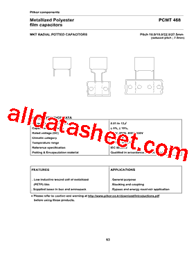 PCMT468 Datasheet PDF - World Produts Inc.